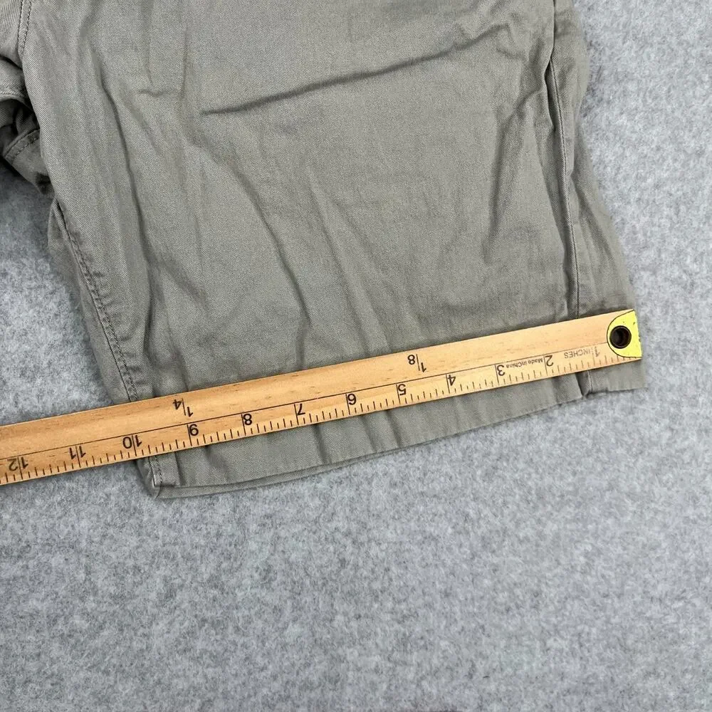 Faherty Shorts Mens 33 Gray Chino Outdoor Stretch Beach Casual Men *31 SEE